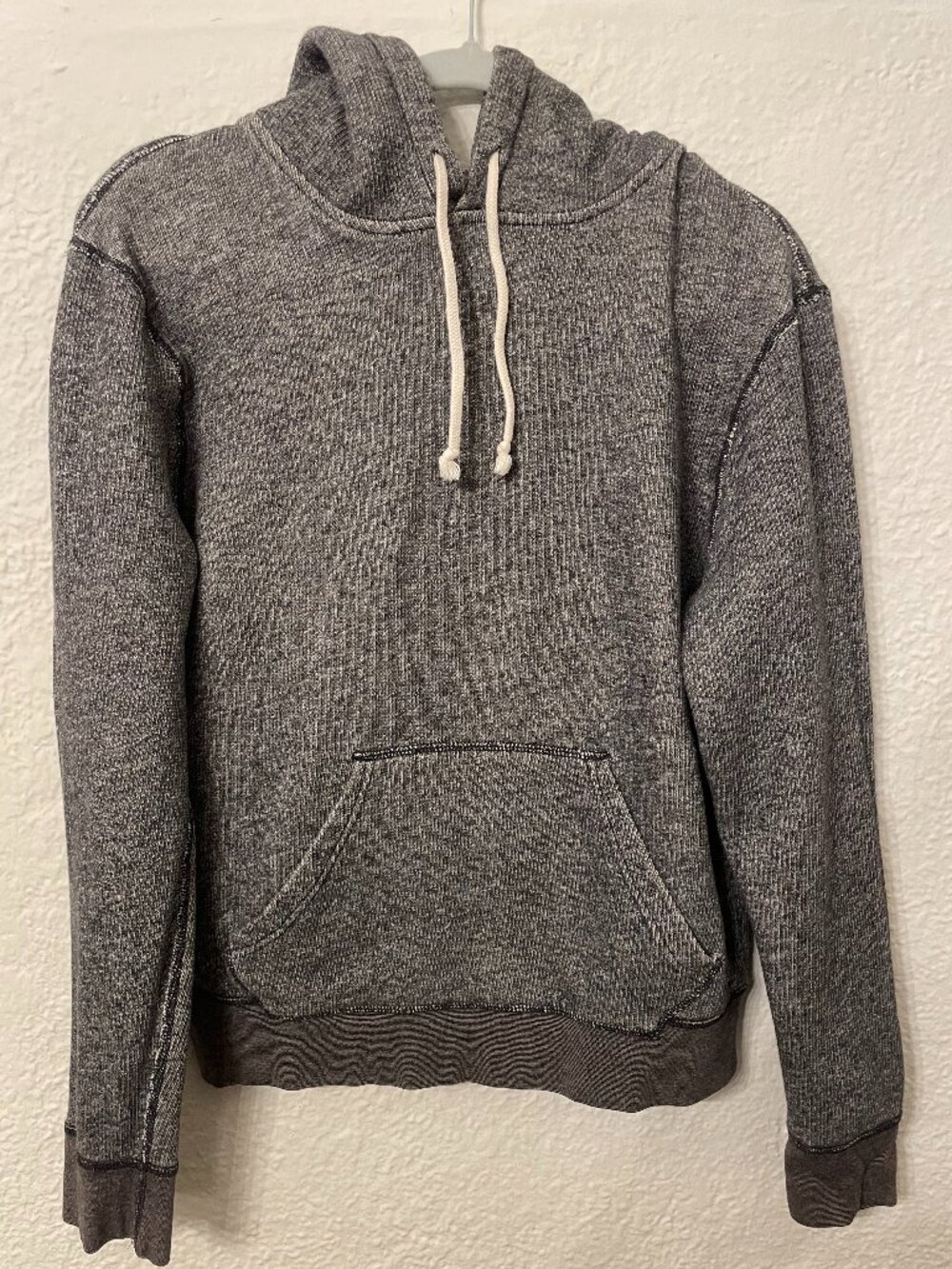J.Crew Unisex 'Authentic Vintage' Pullover Hoodie Men S / Women M-L Cozy Fleece